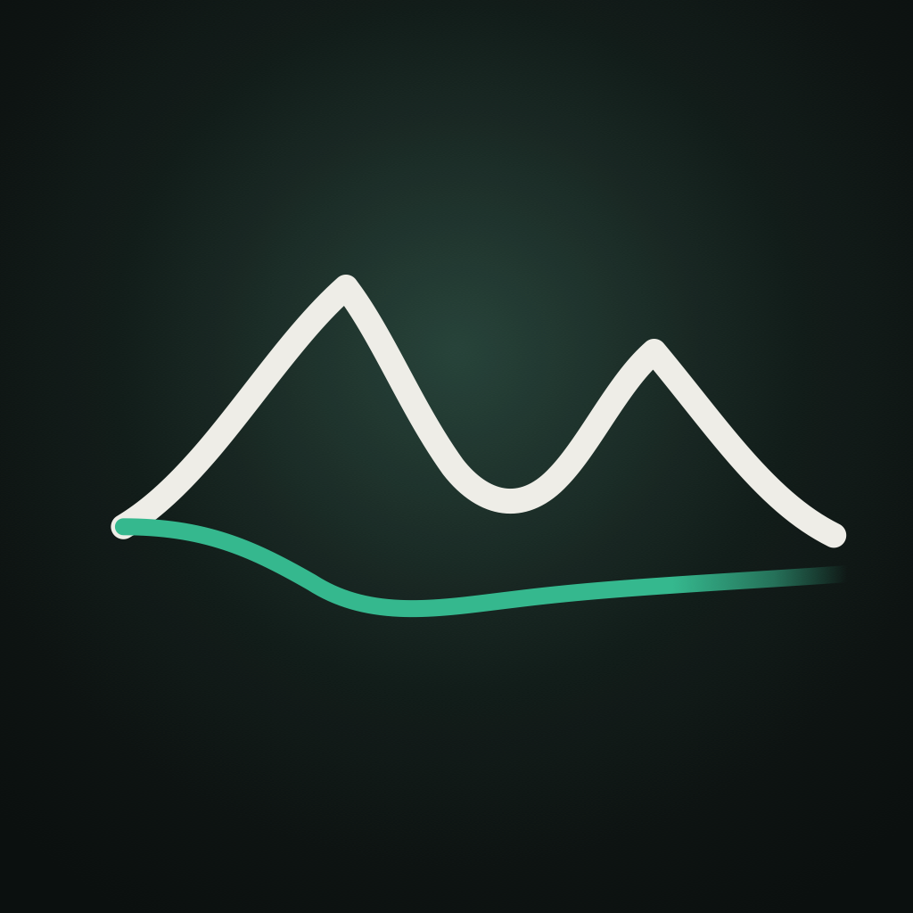 山际 App 山峰图标